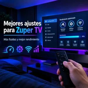 Mejores ajustes para el rendimiento de Zuper TV
